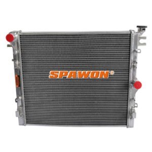 MT SPAWON For Jeep Wrangler JK 2007-2018 3.6L 3.8L 2Row 2957 Aluminum Radiator