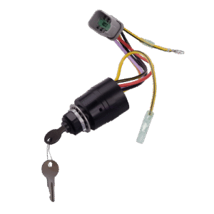 "NEW Grey Plug Marine Ignition Switch w/Keys - Universal For Tracker Boats"