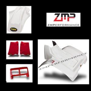 NEW HONDA ATC 350X 85 - 86 WHITE PLASTIC FRONT AND REAR FENDER COMPLETE SET