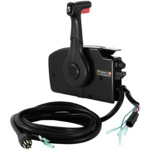 NEW Quicksilver Mercury Remote Control 8Pins 881170A15 with 15FT harness and PTT - Image 3