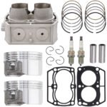 NICHE Cylinder Piston Gasket Kit for Polaris Ranger RZR Sportsman 800