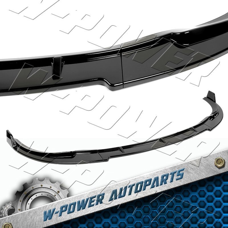 Painted Black For 2006-2007 Lexus GS300 GS350 Front Bumper Lip + Side Skirts 9PC - Image 4