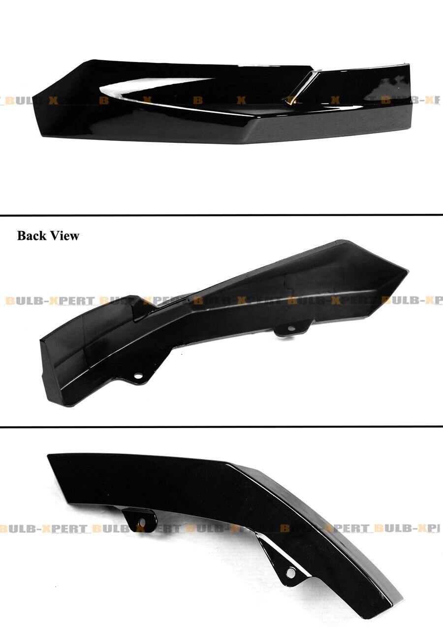 Performance Style Gloss Black Front Bumper Lip Kit For 2021-25 BMW G80 M3 G82 M4 - Image 4