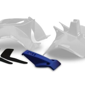 Plastics Set For Suzuki LT50 White Front, Rear Fender, Blue Nose Panels Mudflaps