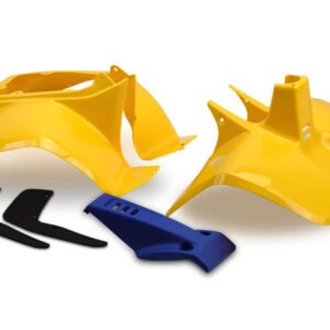 Plastics Set For Suzuki LT50 Yellow Front, Rear Fender Bodywork Panels Mud Flaps