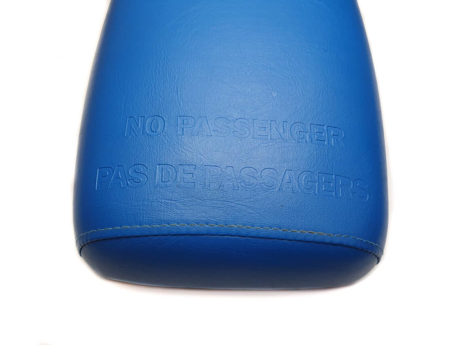 Plastics Set & Seat For Suzuki LT50 White Front, Rear Fender, Blue Nose Cone - Image 2