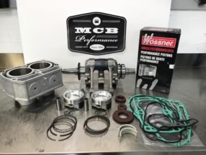 POLARIS RANGER 700 COMPLETE ENGINE REBUILD CRANK FORGED WOSSNER PISTON GASK CYL