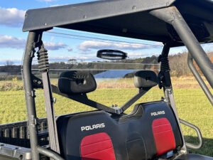 Polaris Ranger Full Size 800 & Crew Hard Rear Window Dust Panel Vented 2010-2014 - Image 3