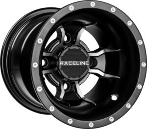 Raceline A77 Mamba 10" Front and 9" Rear Wheels Rims 4/115 YFZ450 Raptor Banshee - Image 2