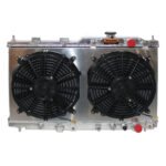 Radiator+Fan Shroud Fit 1.8L L4 Acura Integra 94-01 Aluminum 2Row 1741 AT SPAWON