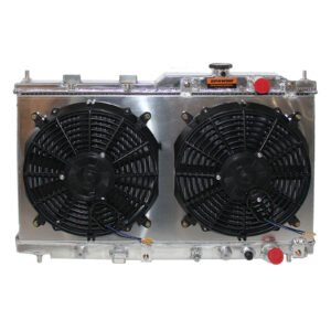 Radiator+Fan Shroud Fit 1.8L L4 Acura Integra 94-01 Aluminum 2Row 1741 AT SPAWON