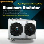 Radiator Fan Shroud Fit Acura TL 2004-2006 3.2l V6 2row 34mm Aluminum MT 2773