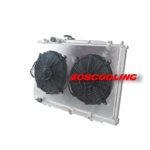 Radiator + Fan Shroud Fit Acura TL 2004-2006 Aluminum 2Row 2773 MT 3210cc V6