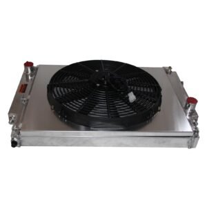 Radiator + Fan shroud Fit BMW 325i 328i 323i Z3 1992-2001 SPAWON Aluminum MT - Image 3
