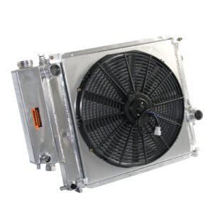 Radiator + Fan Shroud For BMW Z3 318i 318is 318ti 1991-2000 SPAWON L6 MT 1295 - Image 3