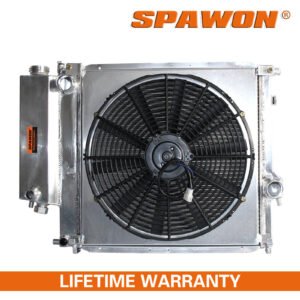 Radiator + Fan Shroud For BMW Z3 318i 318is 318ti 1991-2000 SPAWON L6 MT 1295
