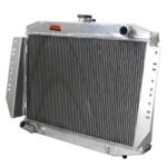 Radiator Fit Jeep Cherokee V8 L6 1972-1979 4Rows SPAWON Aluminum AT MT 441 56mm