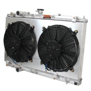 Radiator with Fan Shroud For 1997-2002 Mitsubishi Mirage 1.5L 1.8L L4 2208 AT MT - Image 4