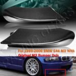 REAL CARBON FIBER CSL FRONT BUMPER SPLITTER SPOILER LIP FIT 99-06 BMW E46 M3