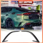 REAL Carbon Fiber Rear Bumper Splitter Side Canard Fins For Kia Stinger 2018-23