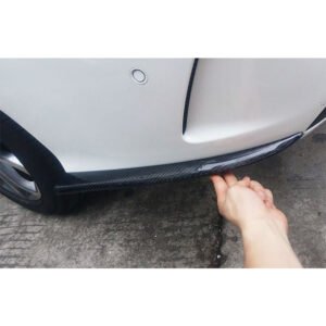 REAL CARBON Rear Bumper Side Splitters For Mercedes Benz W205 C200 C43 C63 15-21 - Image 2