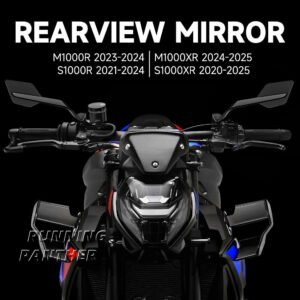 Rearview Mirror Wing Aerodynamic Stealth Max Mirrors For BMW M1000R/XR S1000XR/R - Image 2