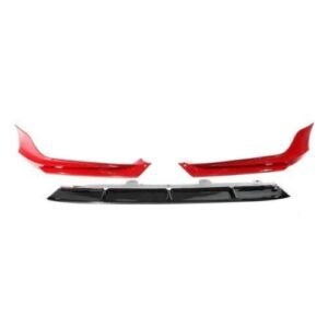 Red Front Bumper Lip Splitter Kit YF Style For 2018-2020 Honda Accord San Marino - Image 4