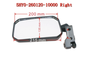Right rearview mirror 5HY0-260120-10000 for CFMoto UForce 600 1000 - Image 2