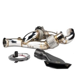 RPM 3" Black E-Valve Mid Pipe for Can-Am Maverick R 2024-2025