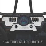 RZR 3 pc 6 Switch CNC Dash Panel Speedometer XP1000 S 900 S1000 White Lightning