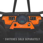 RZR 3 Piece 6 Switch CNC Dash Panel Speedometer XP1000 S 900 1000 Orange Madness