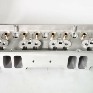 SBC Chevy 350 Cylinder Head Bare Straight Spark Plug Aluminum