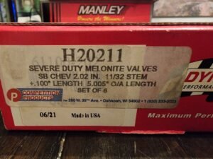 Sbc Dynagear Severe Duty Melonite Valves H20211 - Image 2