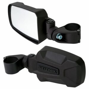 SEIZMIK Pursuit Side Mirrors Aluminum 2" Bar Commander Mules Viking Wolverine