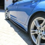 Side skirt sill extension lower side lip for Bmw 2014-20 BMW 4 Serie F32 F33 F36