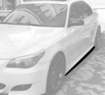 Side skirt sill extension lower side lip for Bmw E60 5 series 2003-2010