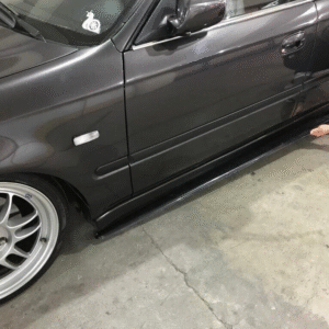 Side skirt sill extension lower side lip for Honda Civic 1996-2001 ies ex EJ EK