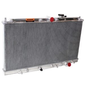 SPAWON Aluminum Radiator For Acura CL Honda Prelude Accord 2.2L L4 94-01 2Row AT