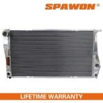 SPAWON Radiator For BMW 135i 335i 335is 335xi 2007-2016 L6 3.0L Aluminum AT