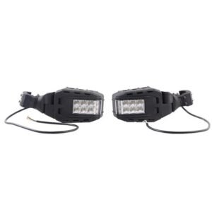 UTV Side Mirrors With LED Lights 1.75 - 2' Polaris RZR Can-Am Maverick X3 Honda