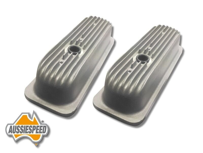 Valve covers tall New 4.3 Chevy V6 will clear roller rockers 262 v-6 Vortec Blac - Image 3