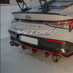 VELOCE Rear Diffuser Fins Extension Kit for Hyundai Elantra N 2024+