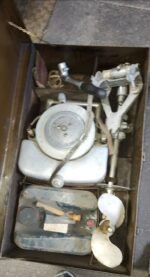 Vintage 1920s Johnson A-25 A25 Water Bug Outboard in Chest *Museum Quality*
