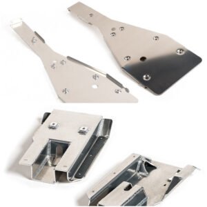 XFR Full Chassis Glide & Swing Arm Skid Plate Gaurd Combo YAMAHA RAPTOR 700 700R