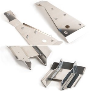 XFR Full Chassis Glide & Swing Arm Skid Plate Gaurd Combo YAMAHA WARRIOR 350