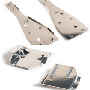 XFR Full Chassis Glide & Swing Arm Skid Plate Gaurd Combo YAMAHA YFZ450 YFZ 450