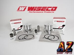 Yamaha Banshee Athena 400cc Cylinders 68mm Big Bore WISECO Pistons Bearings Pair