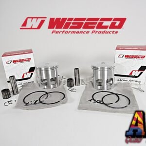 Yamaha Banshee Athena 400cc Cylinders 68mm Big Bore WISECO Pistons Bearings Pair