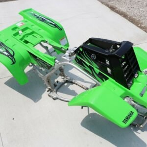 Yamaha Banshee Fenders + Gas Tank Plastic + Grill + Graphics Green Black