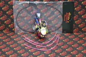 Yamaha Blaster 28MM 28PWK Larger Carb Carburetor Kit + Vito's Cable TITANIUM - Image 2